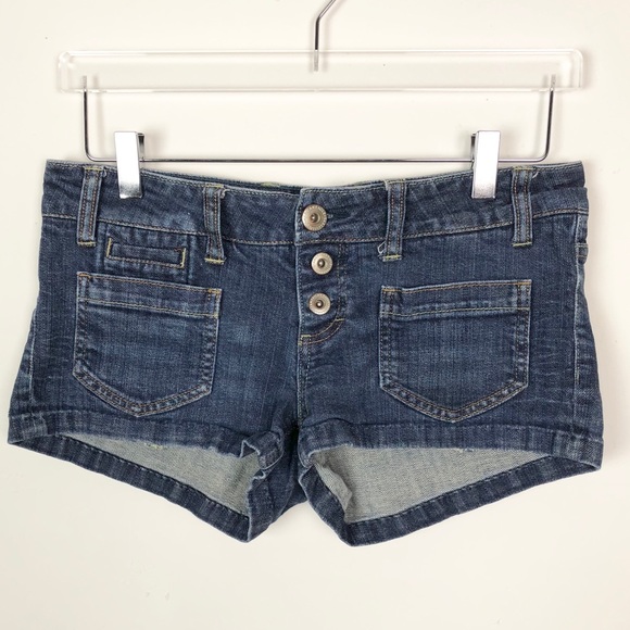 American Eagle Outfitters Pants - AE Three Button Jean Shorts